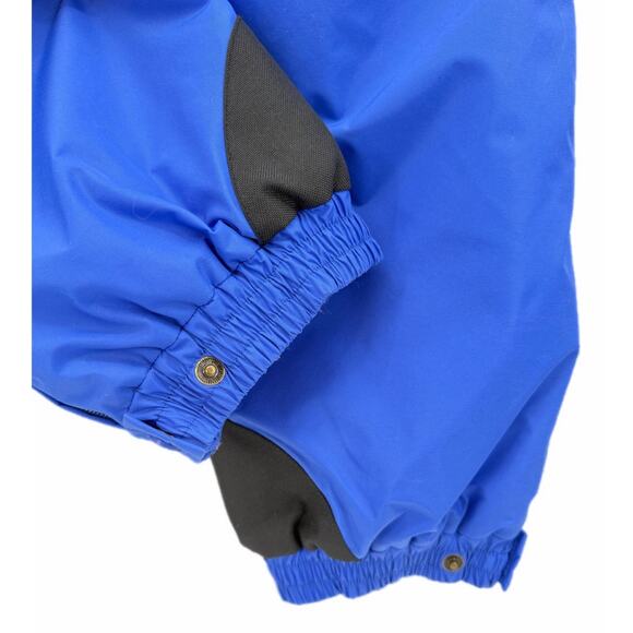 Columbia Women's Blue Retro 1/2 Zip Belted Ski Snowboard Snow Bib Snowsuit - Picture 6 of 12